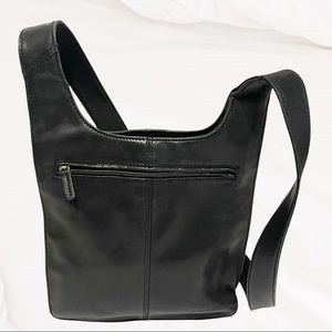 Fossil Elegant QUBlack Leather Shoulder Bag
